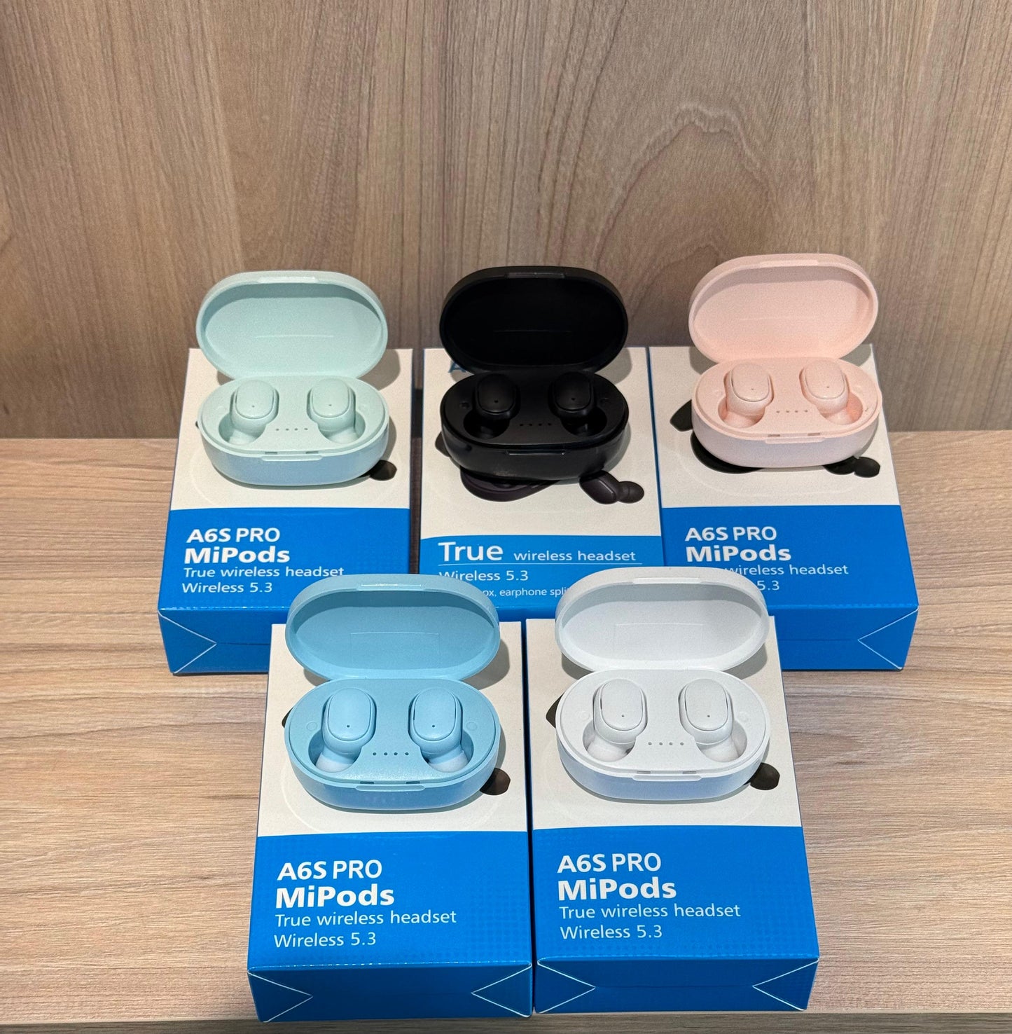 🎧 A6S PRO MiPods – Audífonos Bluetooth 5.3 Inalámbricos con Sonido Premium 🔊 - TECNOLOGIA YI_MI