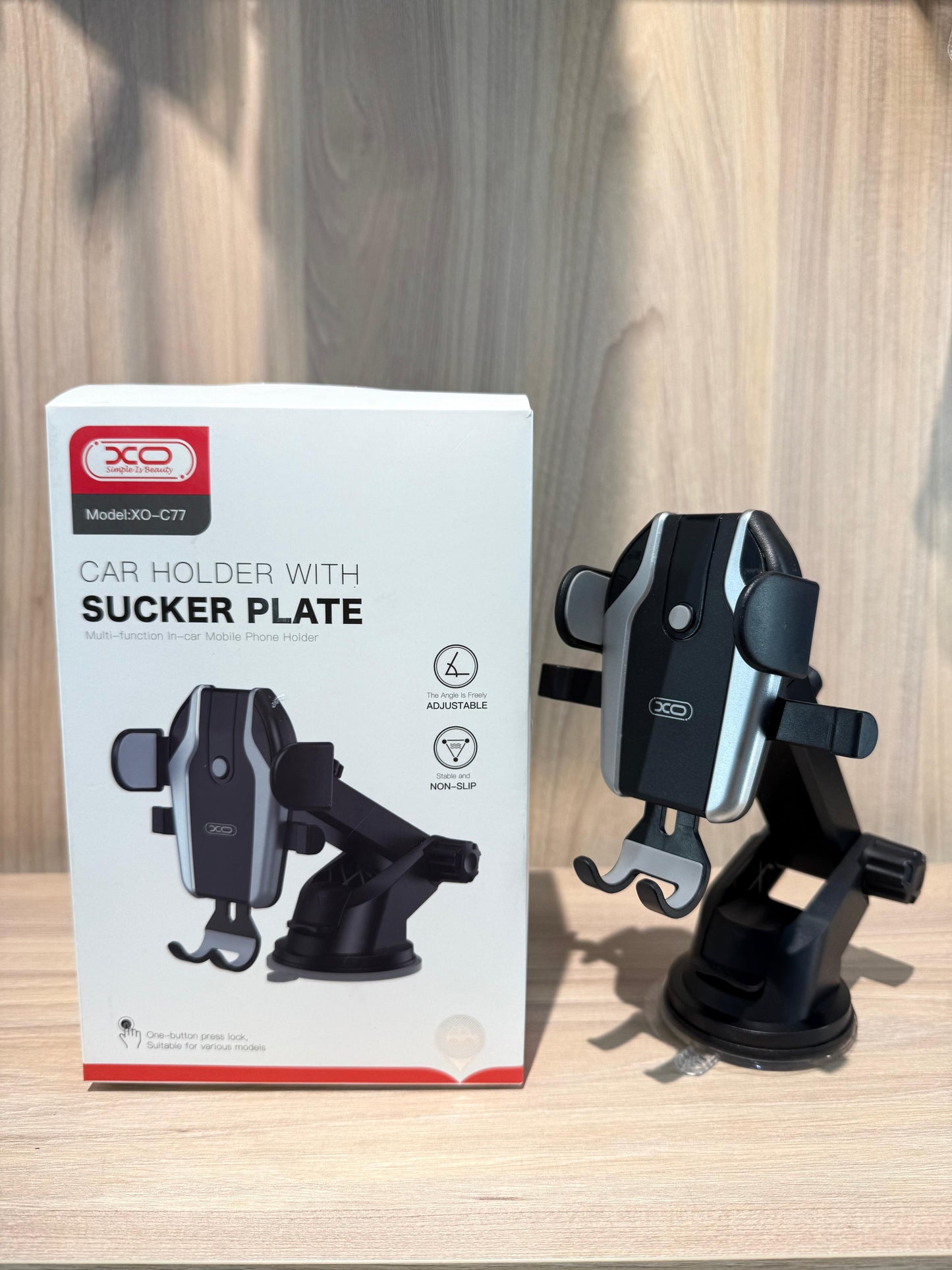 Soporte para Teléfono Móvil de Coche con Base de Succión - Modelo XO-C77 - TECNOLOGIA YI_MI