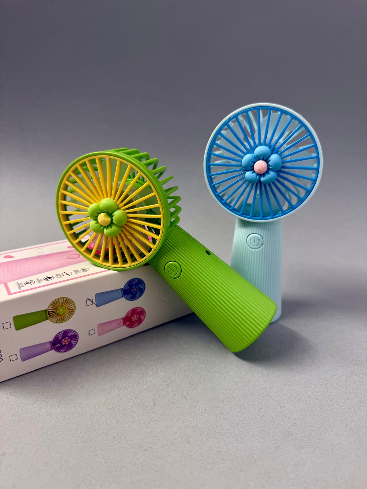 Ventilador de Mano con Diseño Floral - TECNOLOGIA YI_MI