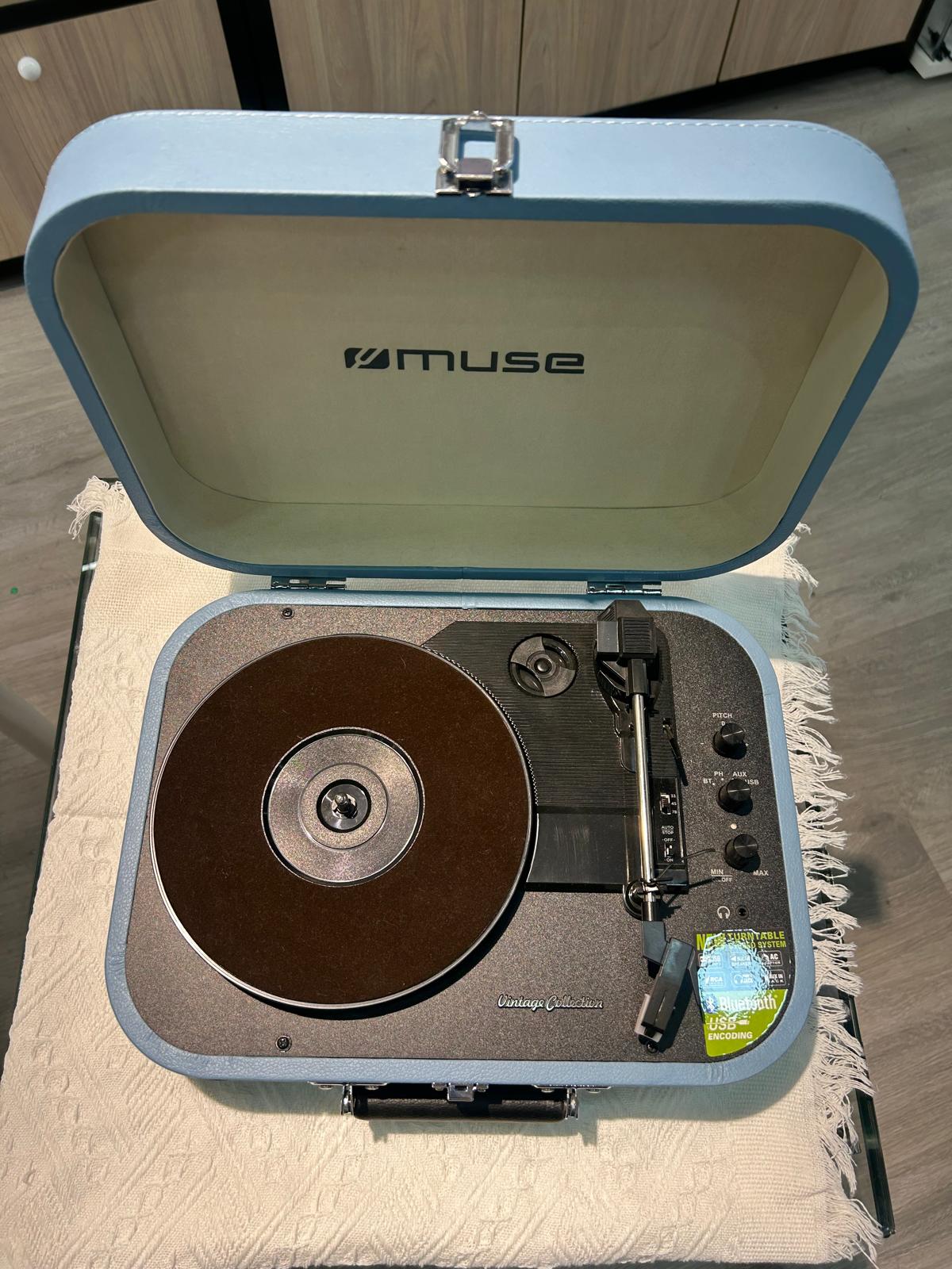: 🎶 Tocadiscos Vintage Muse – Estilo Retro con Tecnología Moderna 🎶 - TECNOLOGIA YI_MI