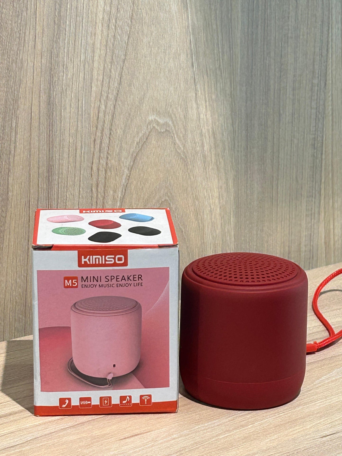 Bocina Bluetooth Portátil Kimiso M5 – Sonido Potente, Diseño Compacto y Colores Vibrantes - TECNOLOGIA YI_MI