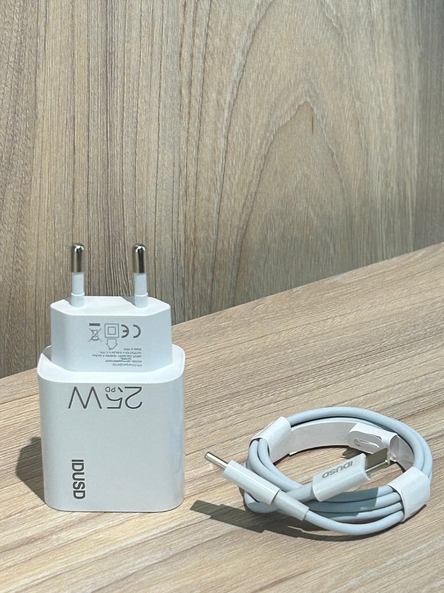 ⚡ Cargador Rápido 25W PD con Cable USB-C a USB-C | Carga Ultra Veloz para Samsung, iPhone y Más ⚡ - TECNOLOGIA YI_MI