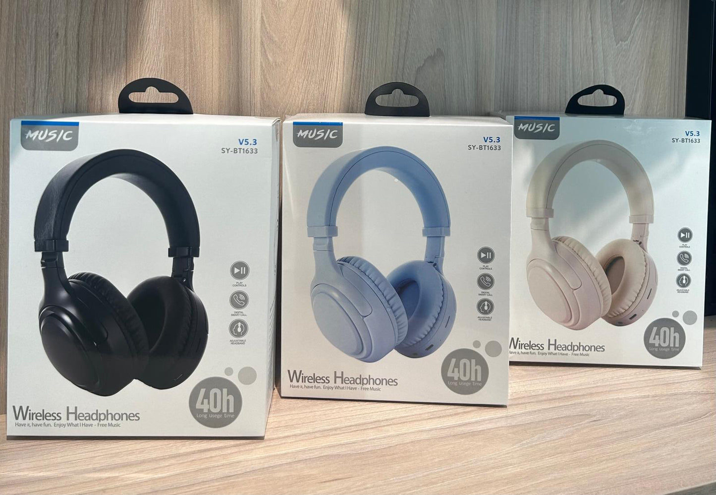 Audífonos Inalámbricos Bluetooth V5.3 SY-BT1633 con Sonido Premium y Micrófono Integrado - TECNOLOGIA YI_MI