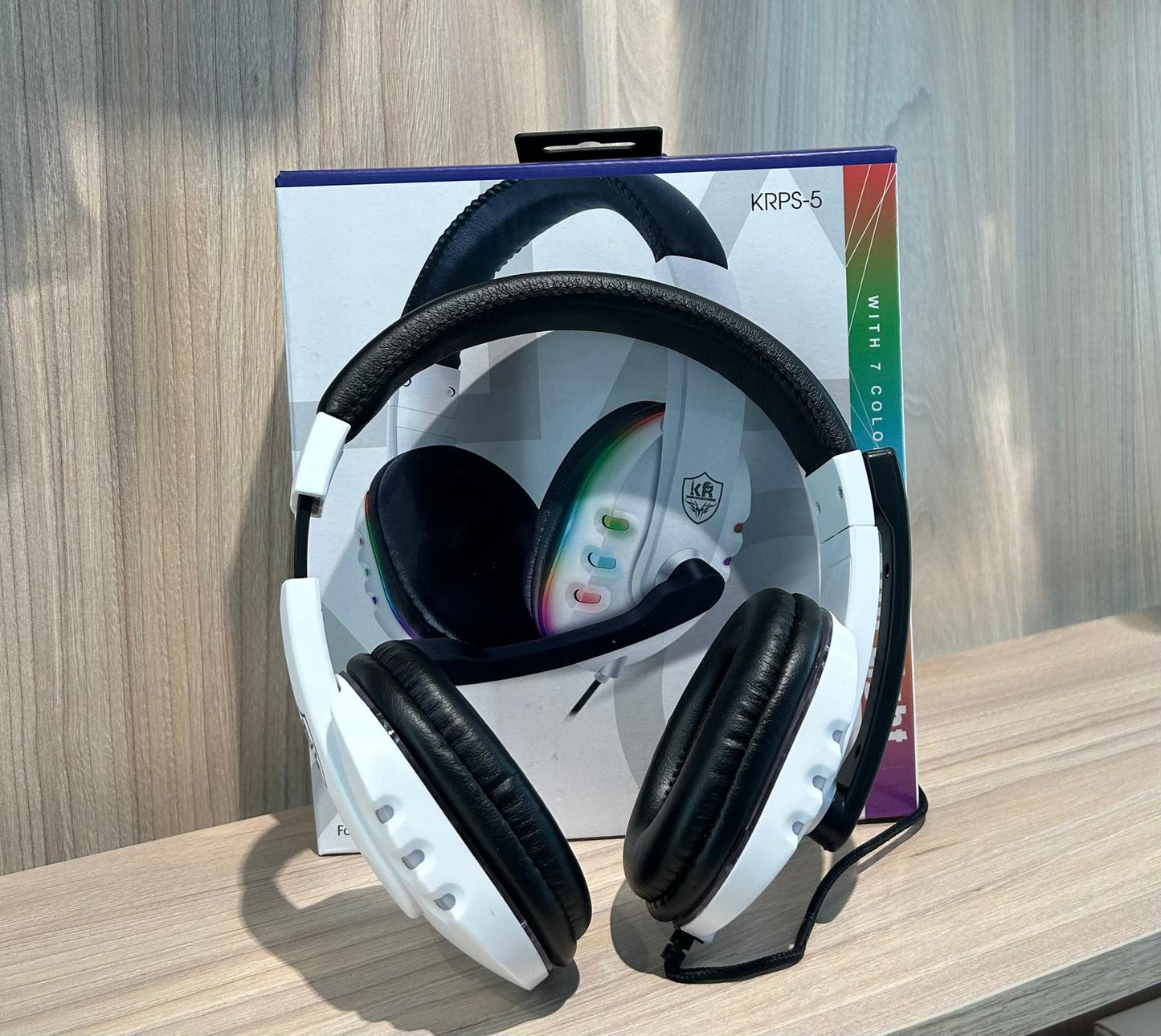 Audífonos Gamer KRPS-5 con Luz LED RGB – Sonido Envolvente y Diseño Ergonómico - TECNOLOGIA YI_MI