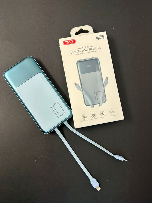 🔋 XO-PR248 Power Bank 10,000 mAh – Energía Inteligente, Estilo Futurista ⚡ - TECNOLOGIA YI_MI