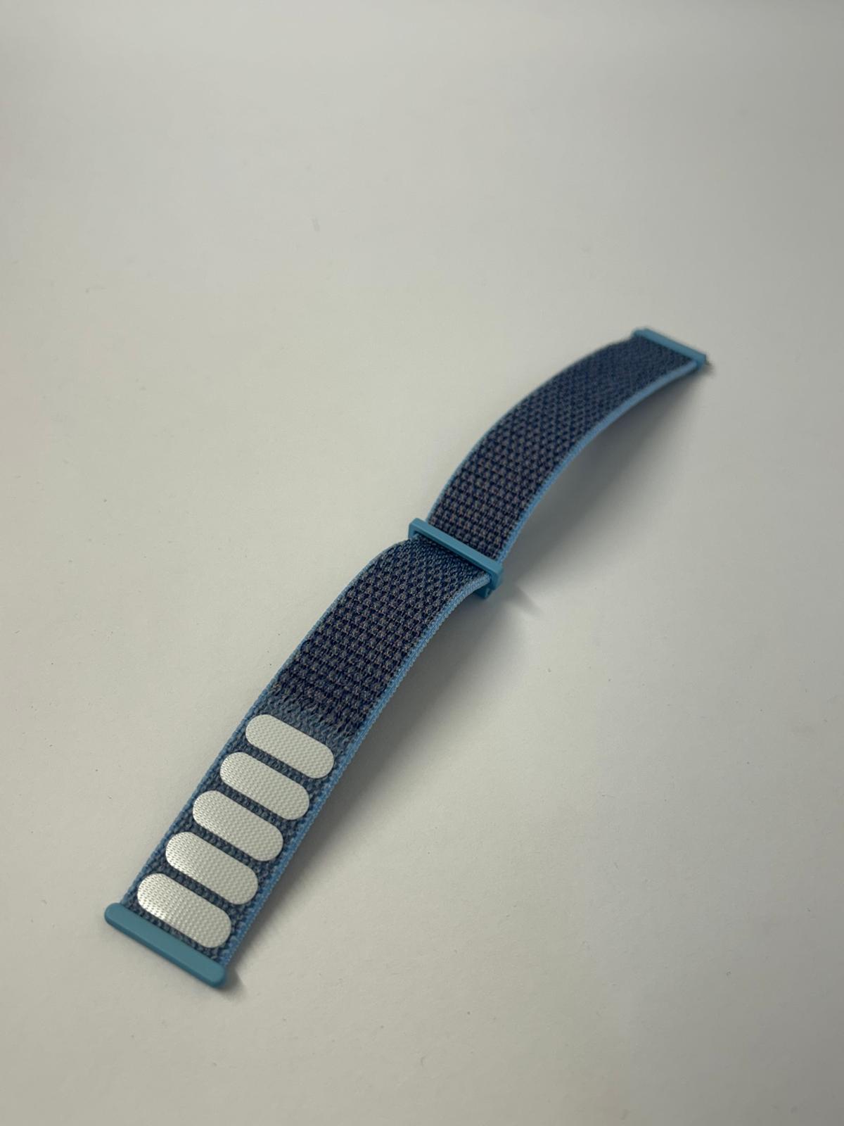 Correa Loop de Tela Ajustable para Smartwatch – Diseño Arcoíris, Liviana y Transpirable con Cierre de Velcro - TECNOLOGIA YI_MI