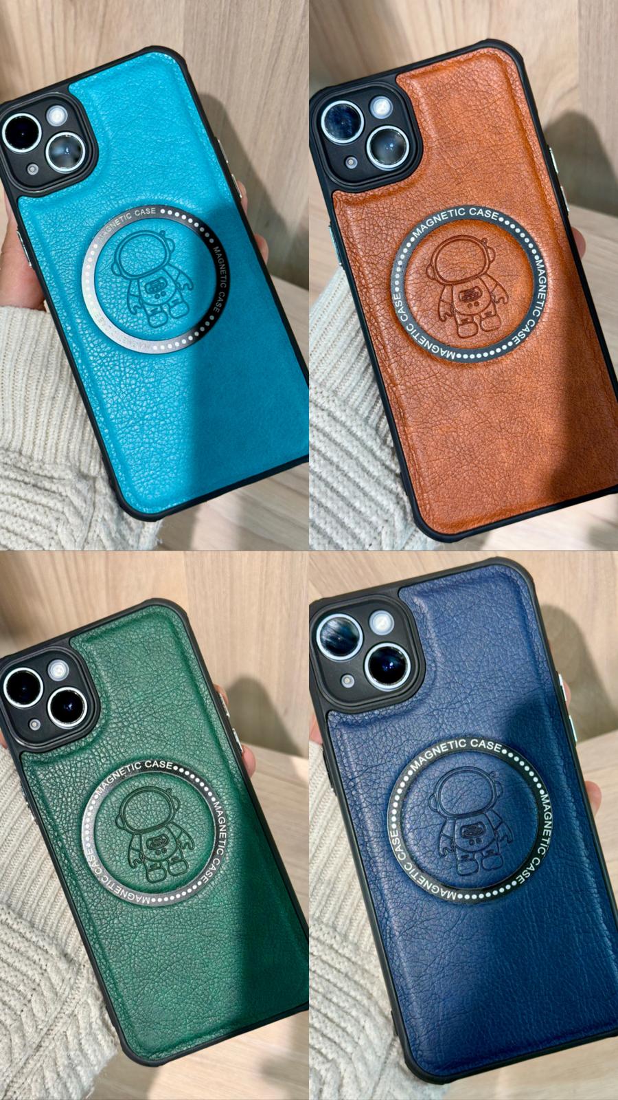 Funda de Cuero Magnética - Elegancia y Protección Premium - TECNOLOGIA YI_MI