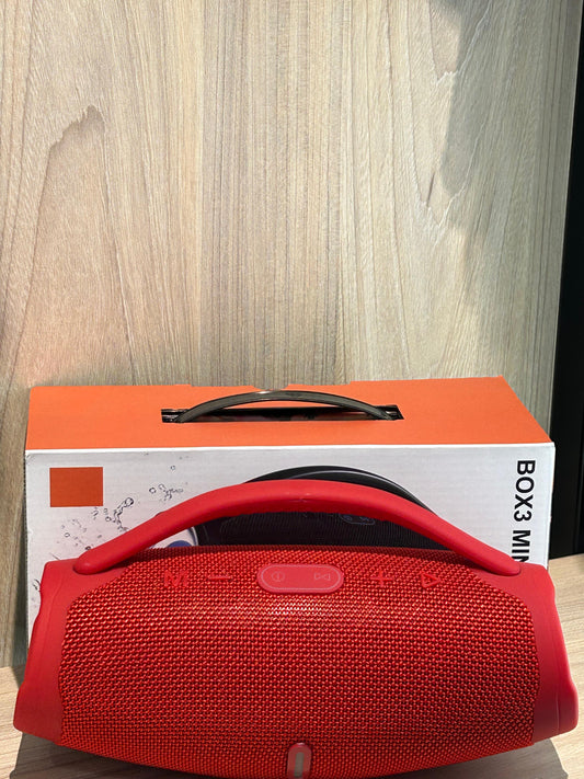 🔥 Altavoz Bluetooth Box3 Mini - Potencia y Estilo en Rojo 🔥 - TECNOLOGIA YI_MI
