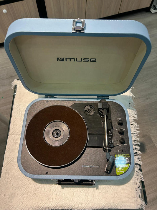 :  🎶 Tocadiscos Vintage Muse – Estilo Retro con Tecnología Moderna 🎶 - TECNOLOGIA YI_MI