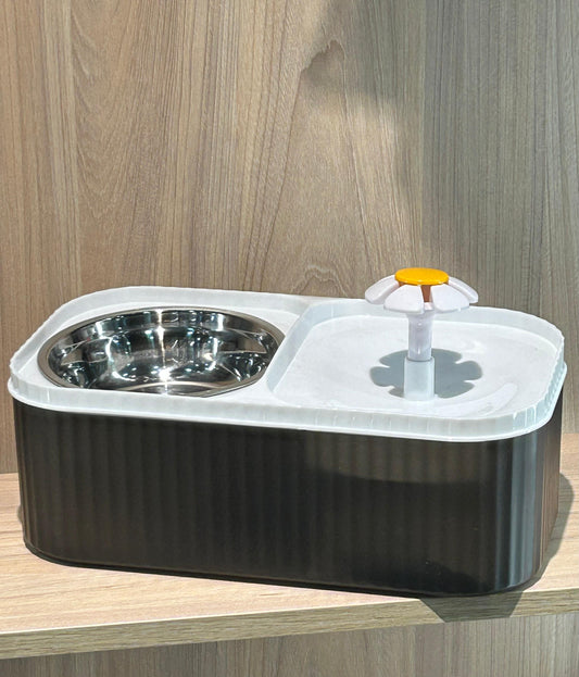 Fuente de Agua y Comedero 2 en 1 para Mascotas - TECNOLOGIA YI_MI