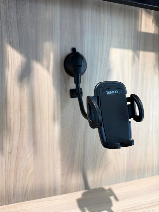 Soporte de Celular con Ventosa para Auto 🚗📱 – Ajustable y Seguro - TECNOLOGIA YI_MI