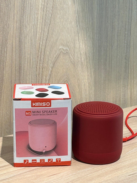 Bocina Bluetooth Portátil Kimiso M5 – Sonido Potente, Diseño Compacto y Colores Vibrantes - TECNOLOGIA YI_MI