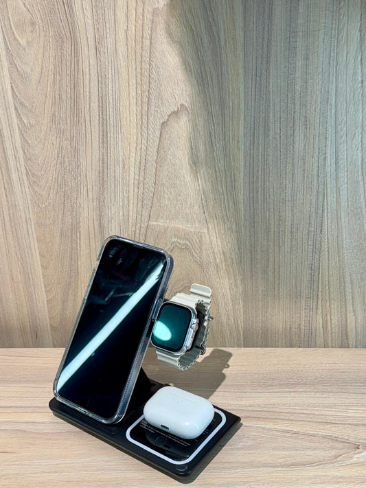Cargador Inalámbrico 3 en 1 XO WX023 - TECNOLOGIA YI_MI