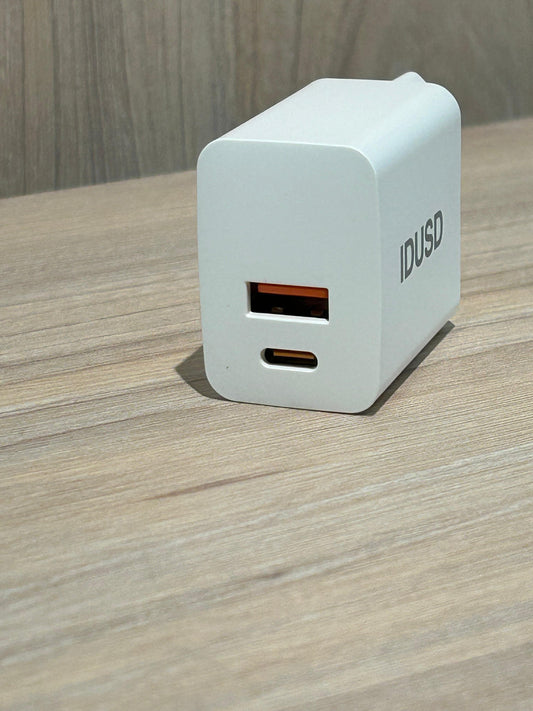 ⚡ Cargador Rápido Doble Puerto USB + USB-C 20W | Power Delivery y Quick Charge 🔋🚀 - TECNOLOGIA YI_MI