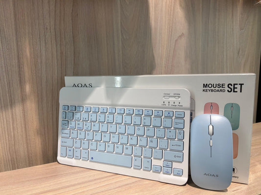 Set de Teclado y Mouse Inalámbrico AOAS – Elegancia, Comodidad y Conectividad Avanzada - TECNOLOGIA YI_MI