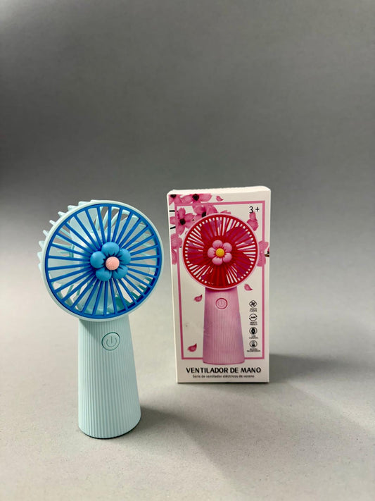 Ventilador de Mano con Diseño Floral - TECNOLOGIA YI_MI