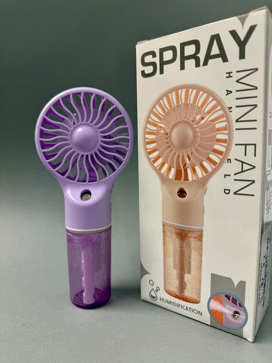 Mini Ventilador con Spray Humidificador 💨💧 – Portátil y Recargable - TECNOLOGIA YI_MI