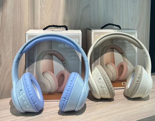 Audífonos Bluetooth Estéreo con Micrófono – Diseño Pastel y Sonido HD - TECNOLOGIA YI_MI