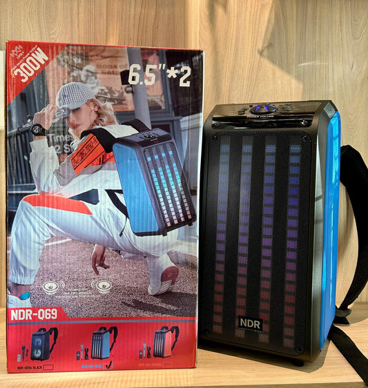 🔥 Parlante Bluetooth NDR-069 – El poder de la música en tus hombros 🎶🎒 - TECNOLOGIA YI_MI