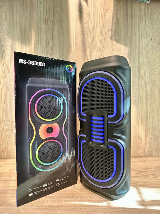 🎉 MS-3639BT – Ilumina tus fiestas con sonido y estilo 🔊🌈 - TECNOLOGIA YI_MI