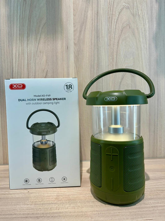 :  🌲 XO-F49 – Parlante Inalámbrico con Luz de Campamento 🔊💡 - TECNOLOGIA YI_MI
