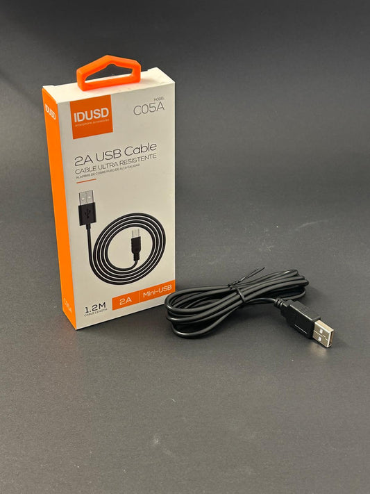 Cable IDUSD Mini-USB 2A – Resistencia y Rendimiento en Cada Conexión - TECNOLOGIA YI_MI