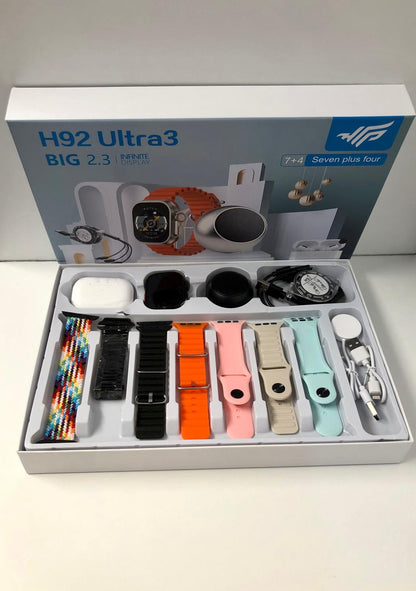 🆕 Smartwatch H92 Ultra 3 – ¡El Pack Completo de Tecnología y Estilo! - TECNOLOGIA YI_MI