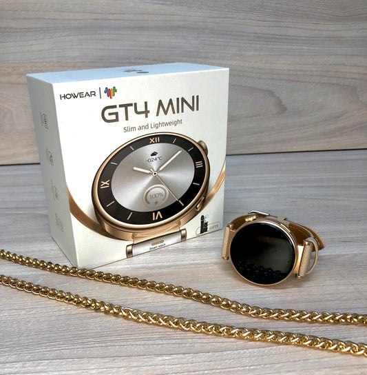 🕒 Reloj Inteligente HOWEAR GT4 MINI – Elegancia Compacta, Tecnología Avanzada - TECNOLOGIA YI_MI