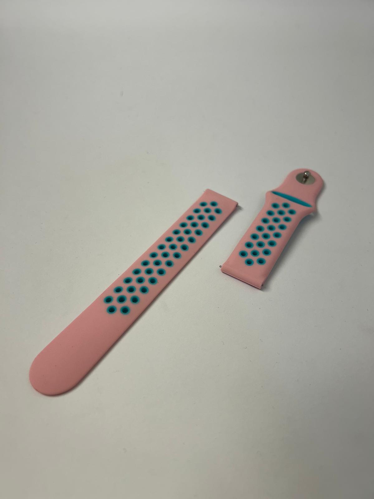 Correa Deportiva de Silicona con Perforaciones para Smartwatch – Transpirable, Estilo Moderno y Hebilla Metálica - TECNOLOGIA YI_MI